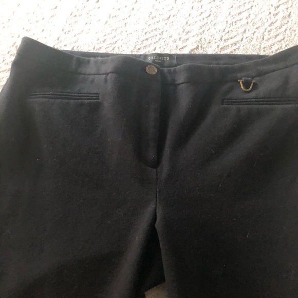 Talbots Dalton Petite Black Pant Size 16 - Picture 2 of 8